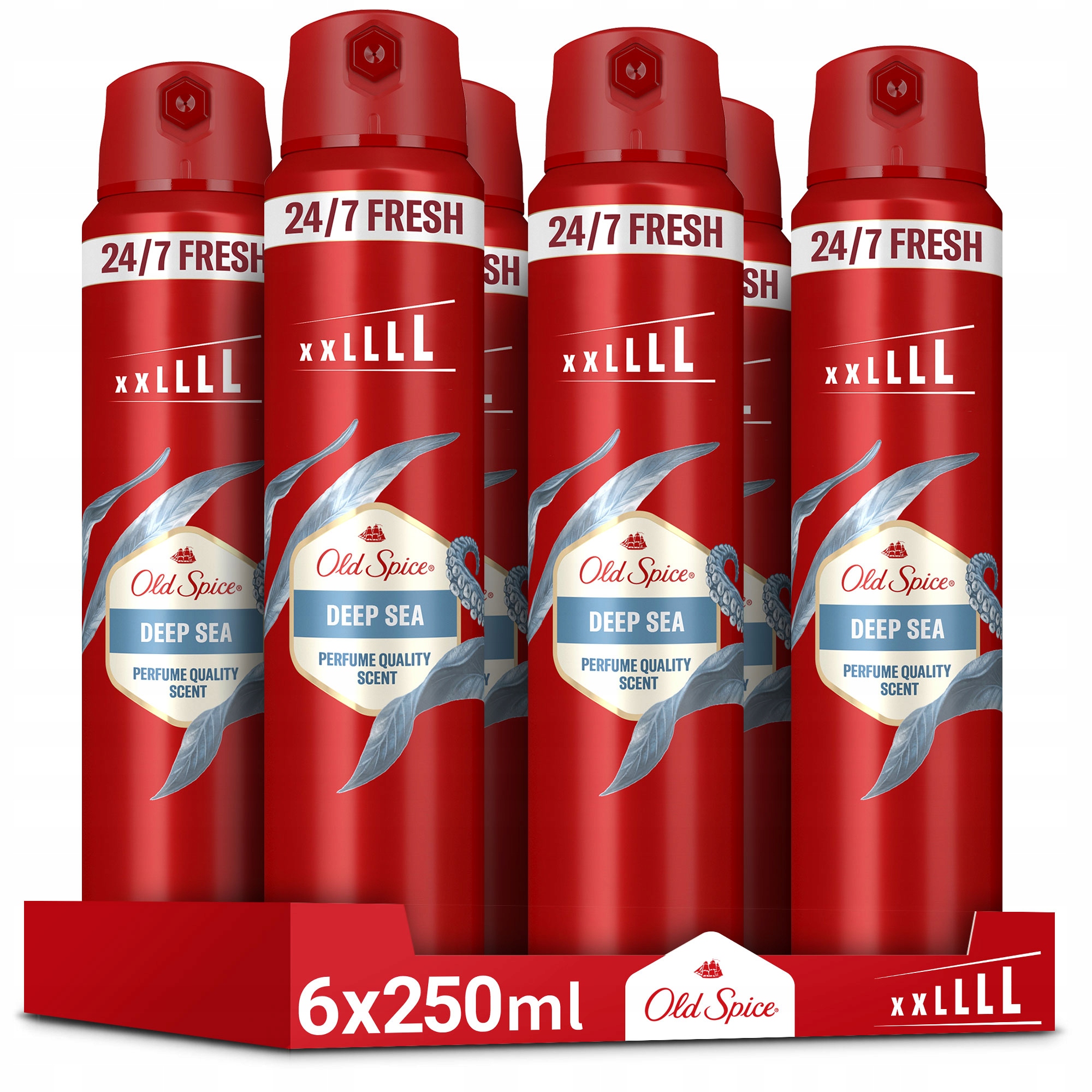 Pánsky deodorant Old Spice Deep Sea v spreji 6 x 150 ml